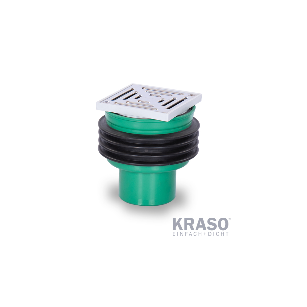 KRASO Bodenablauf Typ FS -  KG 2000 - FrostSicher