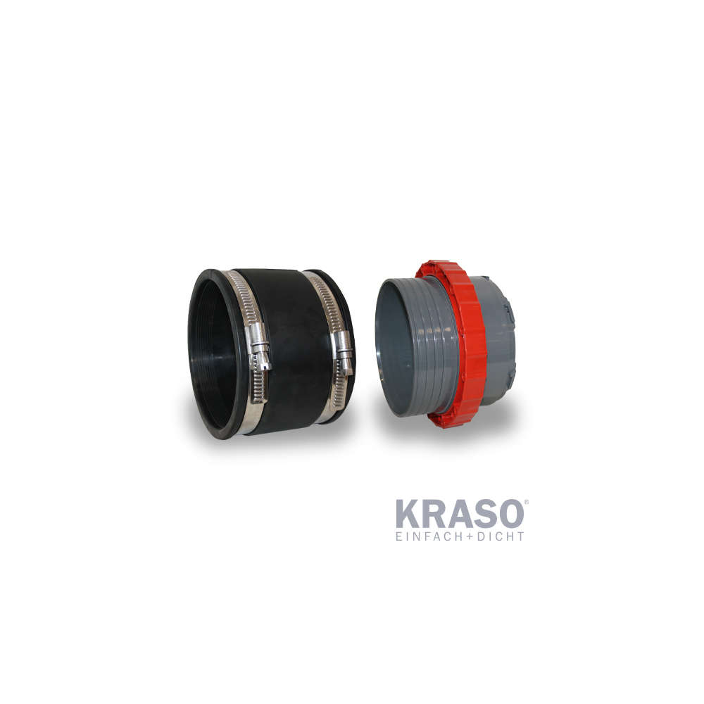 KRASO Systemdeckel KDS 150 mit Schlauchadapter