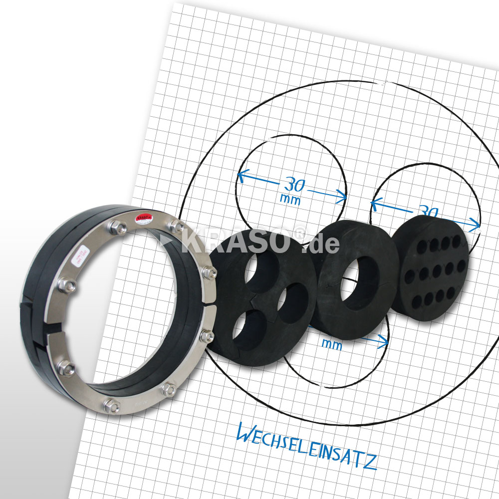 KRASO  Replaceable Sealing Insert - split -