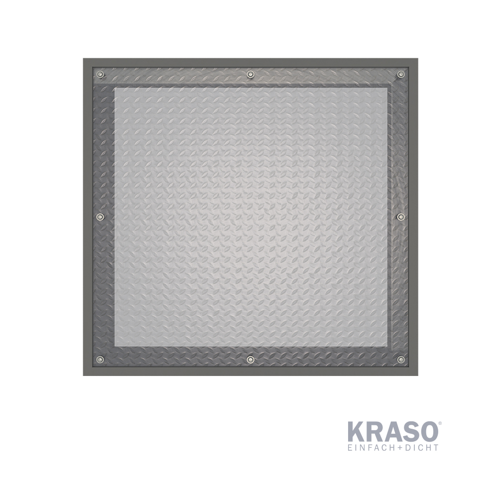 KRASO Pump Sump Cover - walkable, water and odour-tight screwable