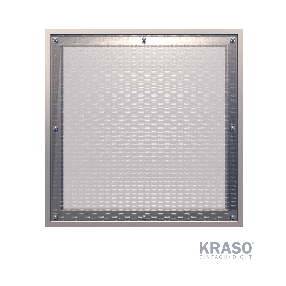 KRASO Pump Sump Cover - walkable -, water and odour-tight screwable