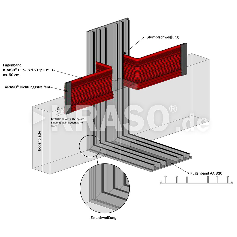 kraso_arbeitsfuge_t3_3d KRASO Construction Joint T3