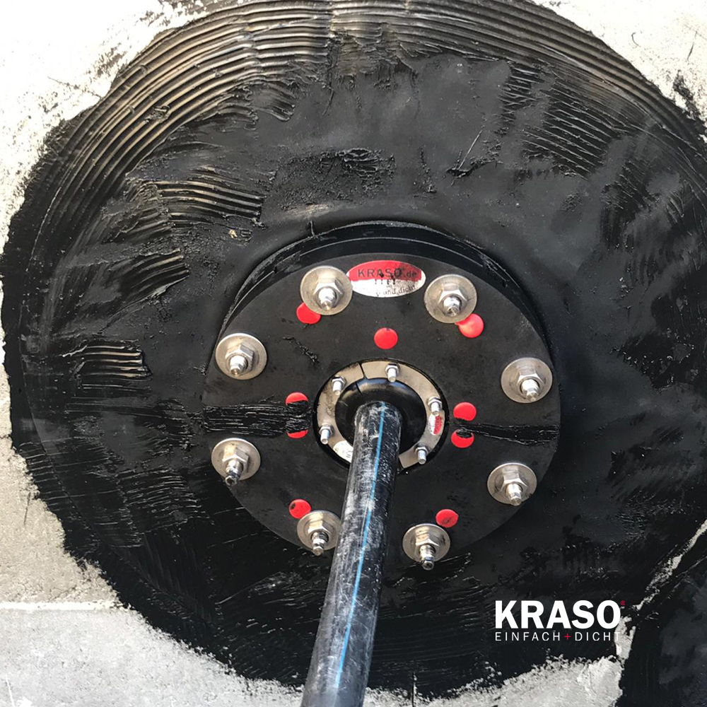 KRASO Kunststoffflanschplatte Typ KFP - geteilt -