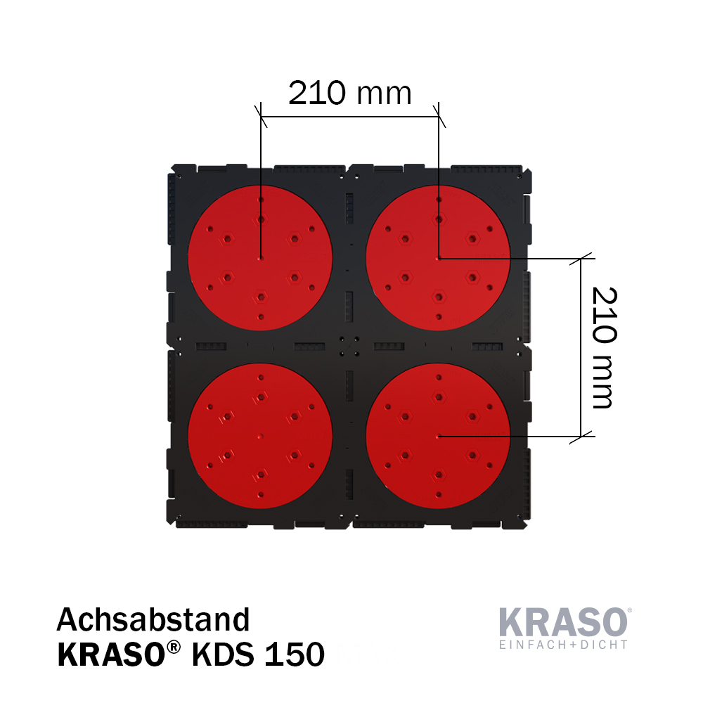 KRASO KDS 150 double wall penetration