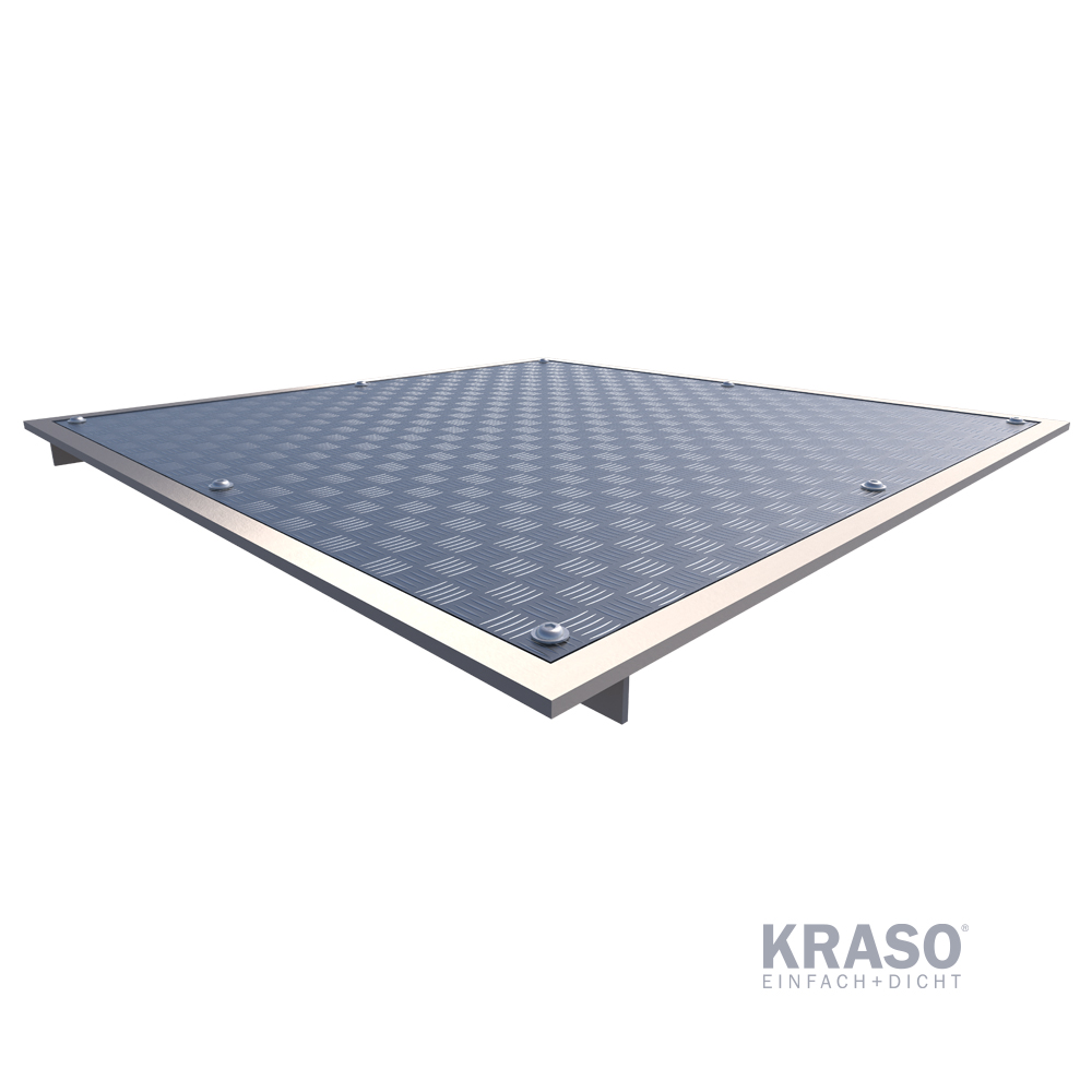 KRASO Pump Sump Cover - walkable -, water and odour-tight screwable