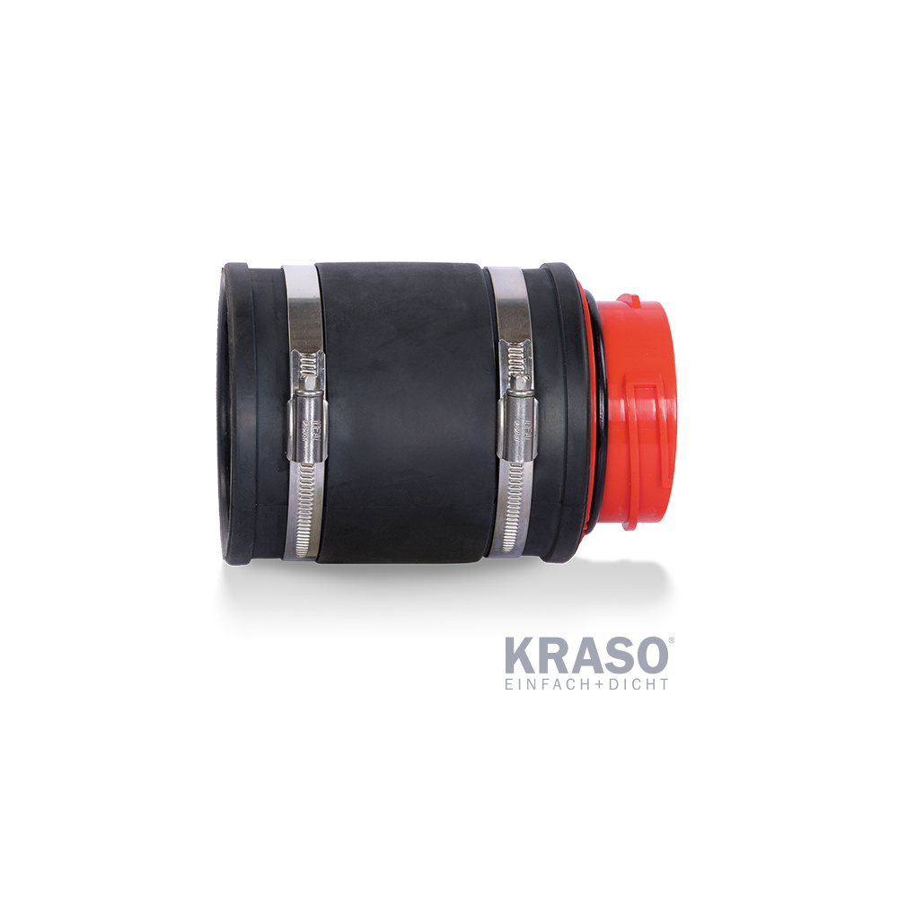 KRASO Systemdeckel KDS 90 mit Schlauchadapter 90
