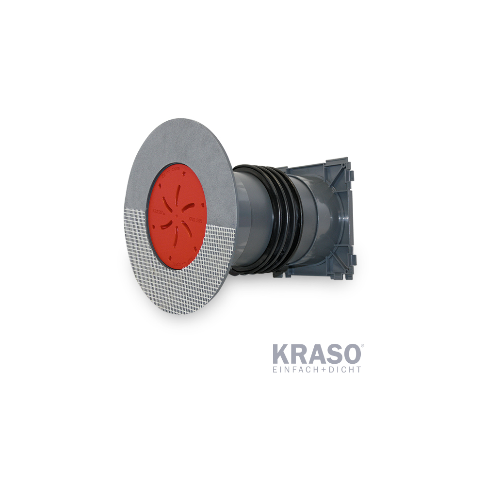 KRASO KDS 150 als Doppeldichtpackung mit Spachtelflansch