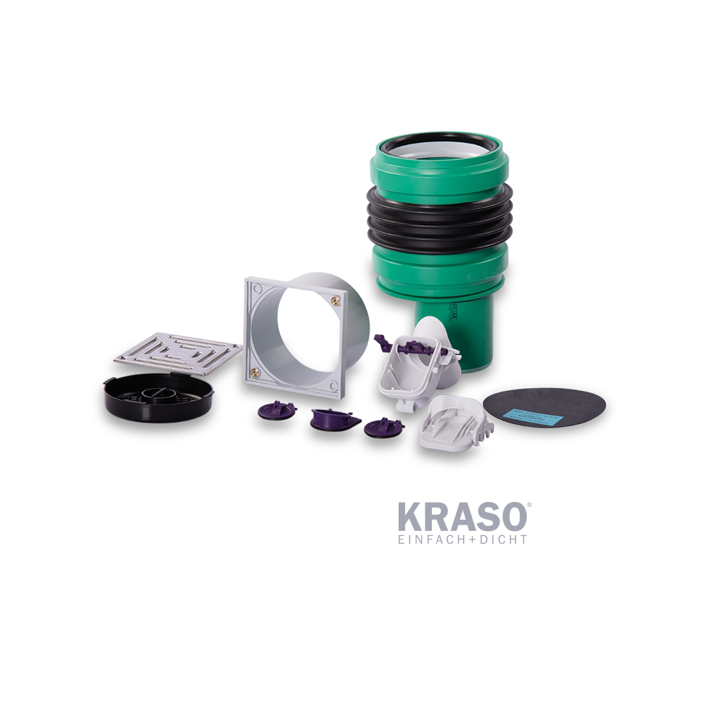 KRASO Floor Drain Type FS - RS - frost proof - backwater safe