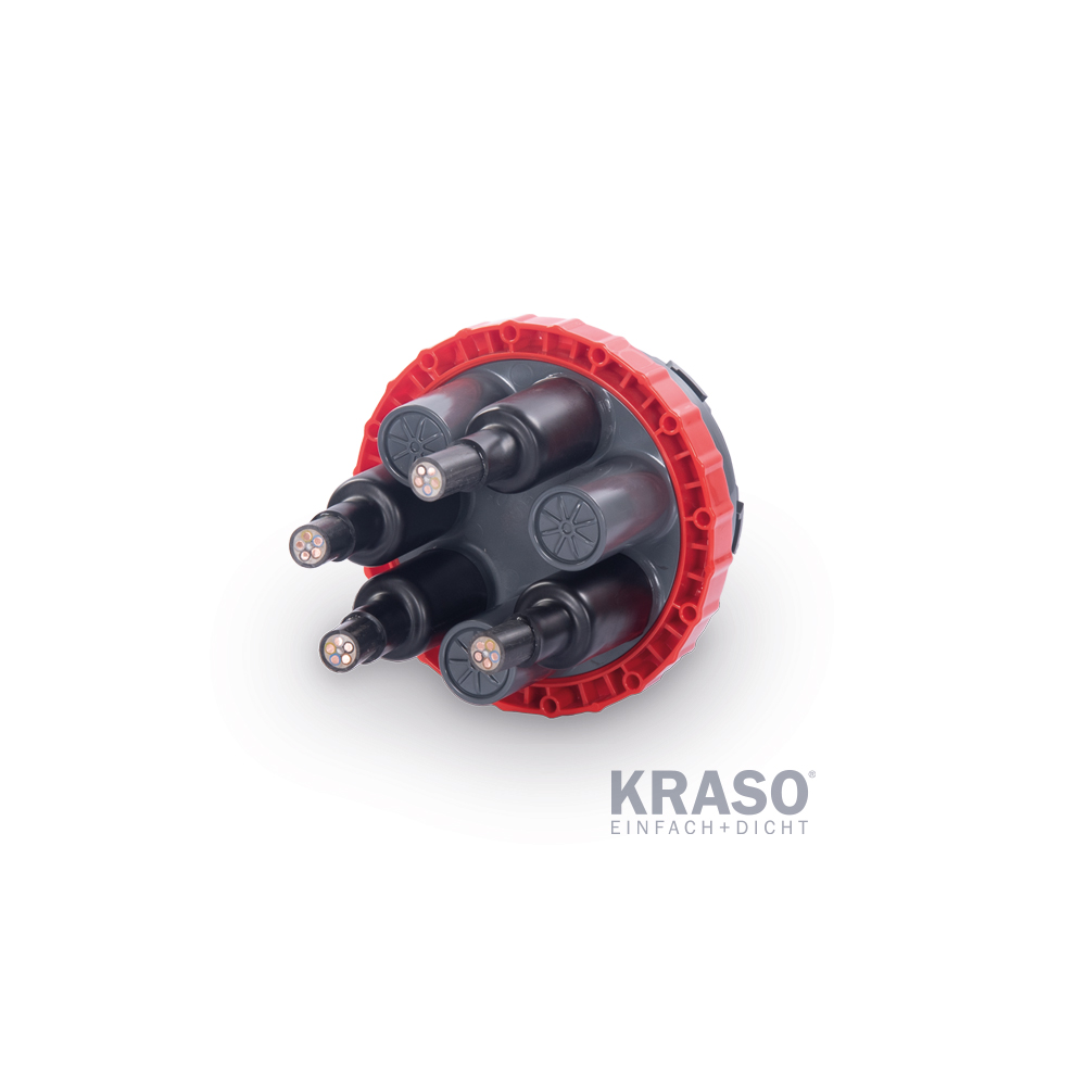 KRASO Systemdeckel KDS 150 - Warmschrumpftechnik -