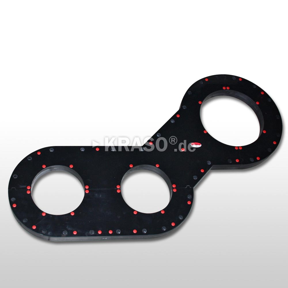KRASO Plastic Flange Plate Type KFP - multiple - split - Special