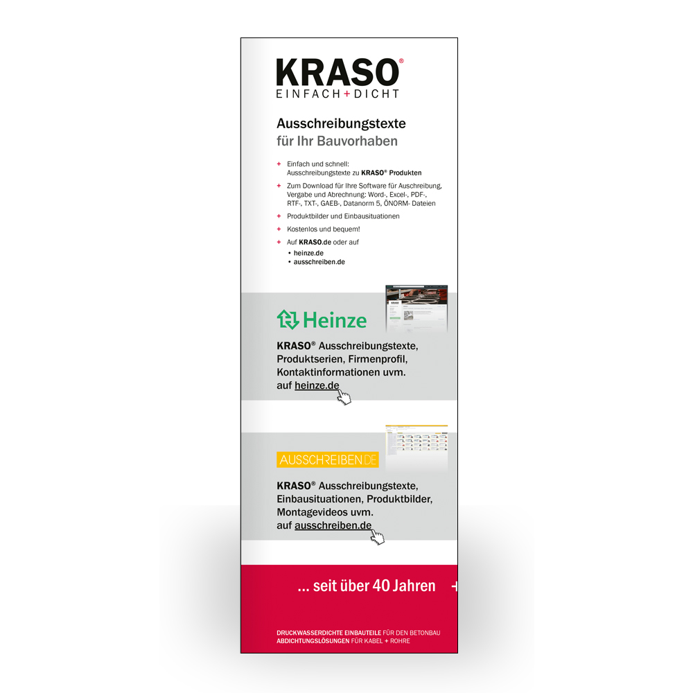 KRASO Ausschreibungstexte und DWG-Dateien Download KRASO Ausschreibungstexte + DWG-Dateien