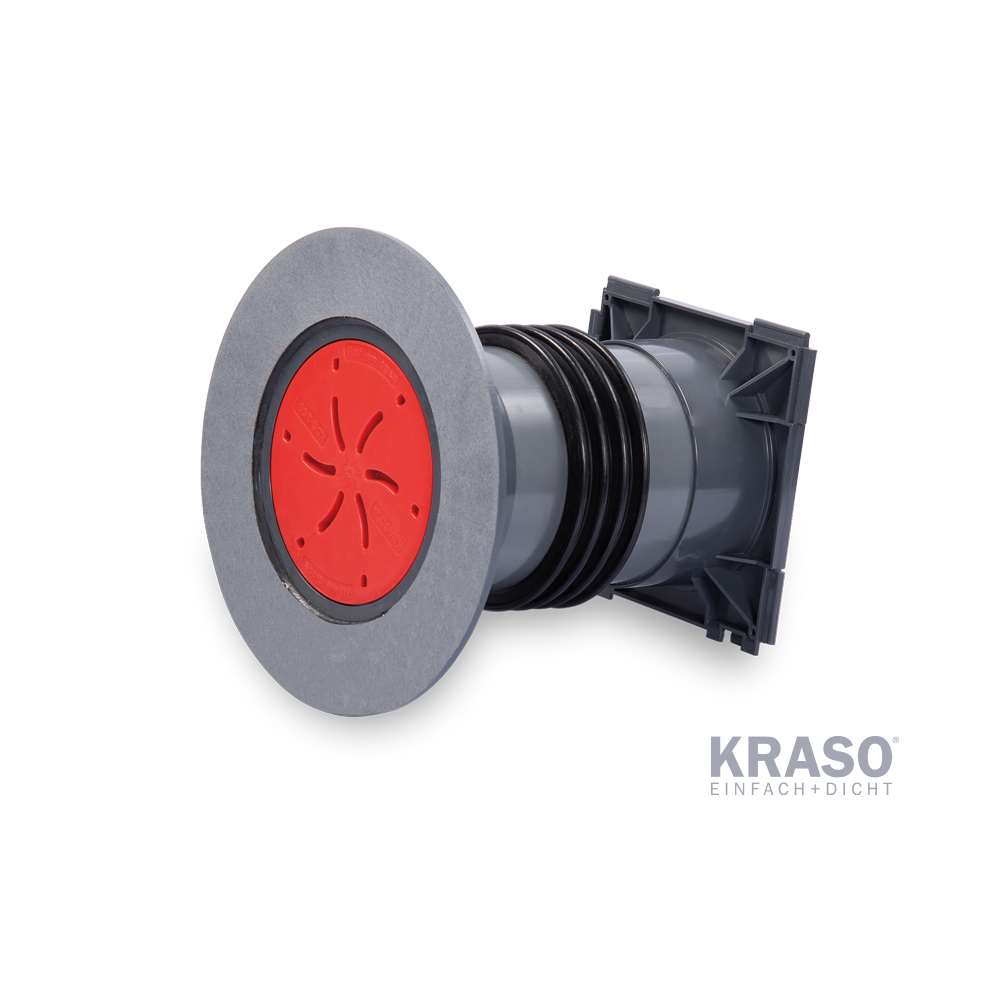 KRASO KDS 150 als Doppeldichtpackung mit Spachtelflansch