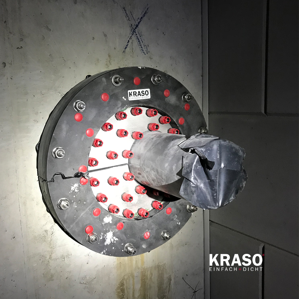 KRASO Kunststoffflanschplatte Typ KFP - geteilt -