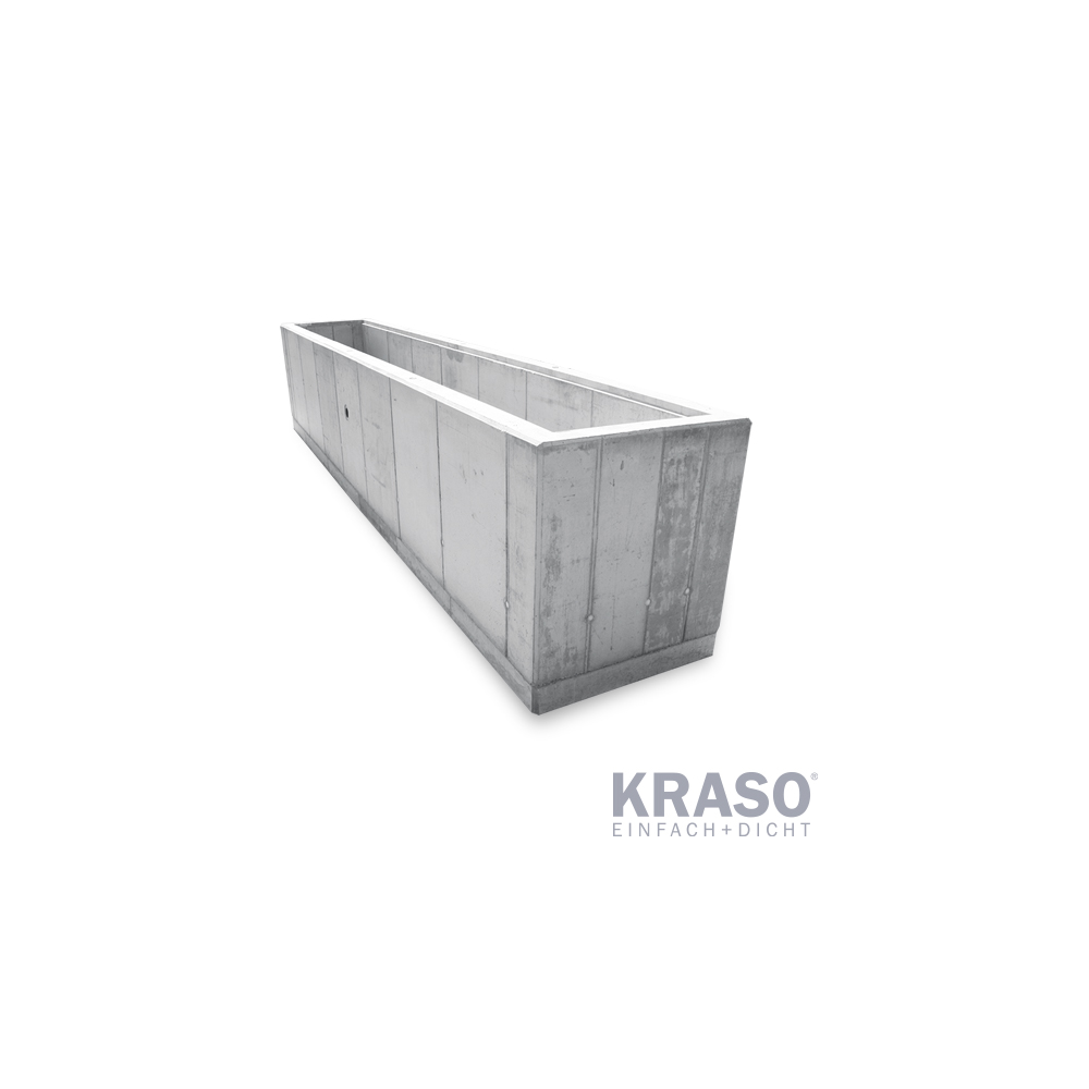 KRASO Pumpensumpf - Beton - 100 x 750 x 140 - Sonder