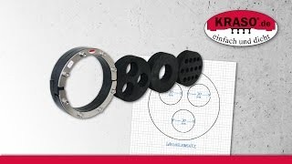 Montagevideo KRASO Wechseldichteinsatz -geteilt- 