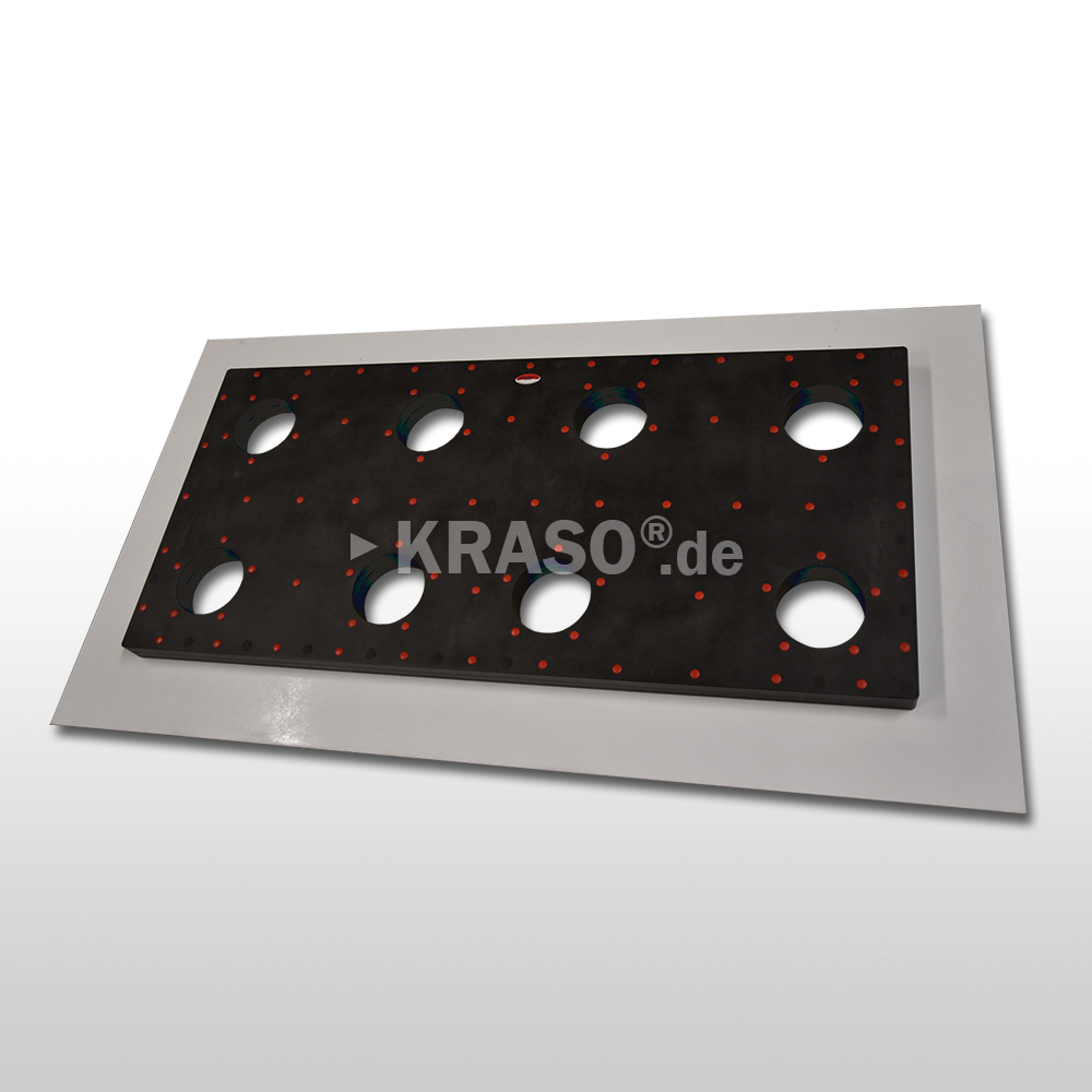 2020_01_23_KRASO_Sonderanfertigung_Kunststoff_III KRASO Plastic Flange Plate Type KFP - multiple - Special