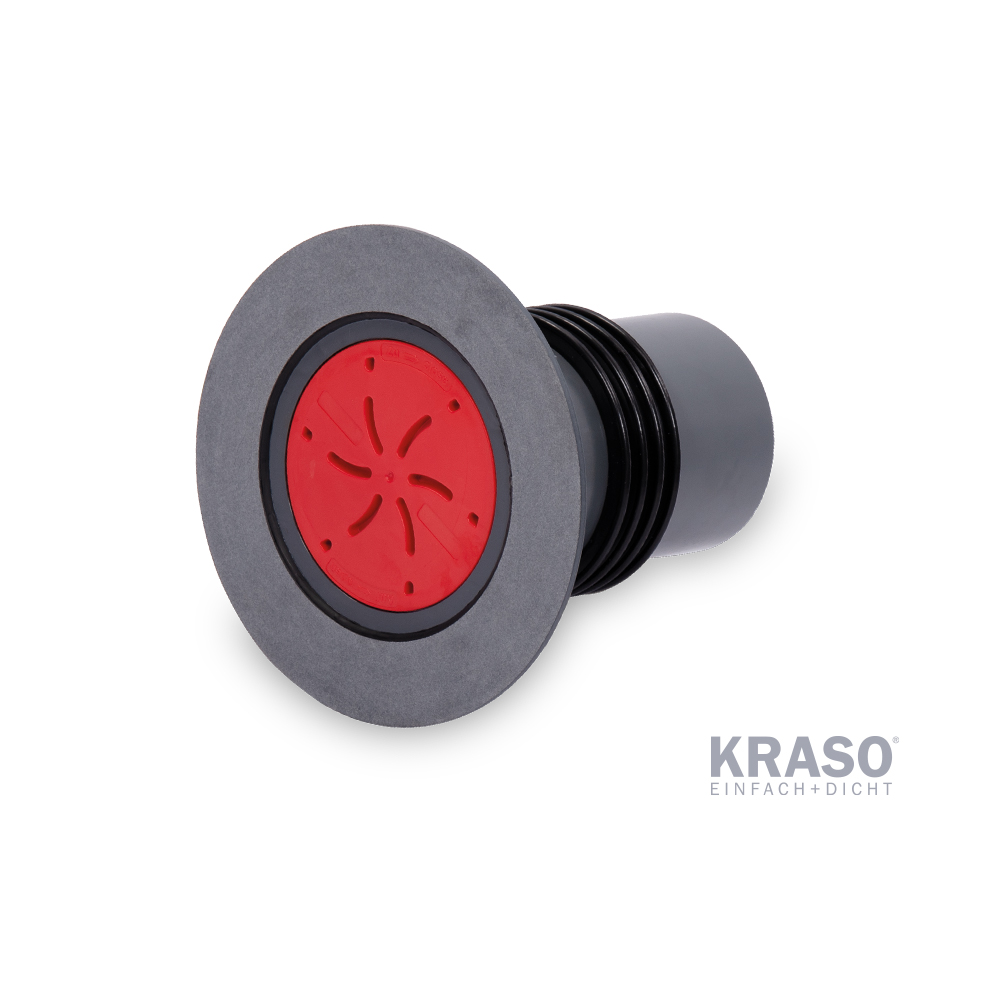 KRASO Cable Penetration KDS  150 as double wall penetration with trowel flange