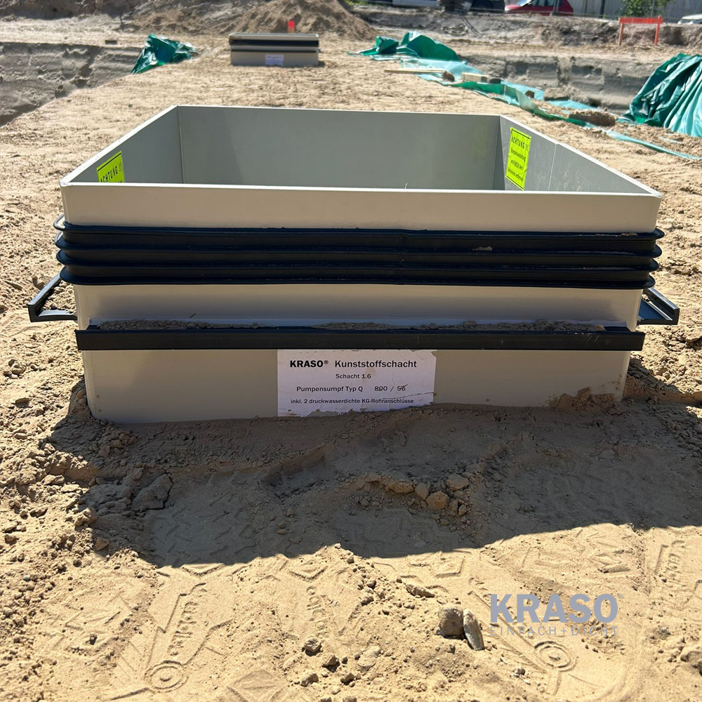 KRASO Pumpensumpf Typ Q - eckig -