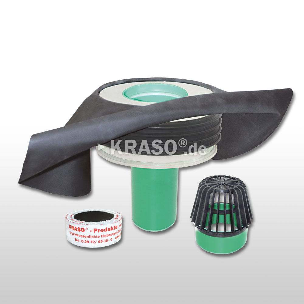 KRASO Roof Drain Type 3 - thermally insulated