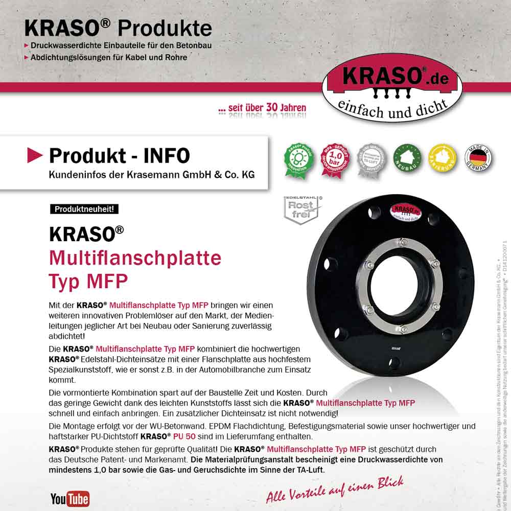 Produkt-INFO "Multiflanschplatte Typ MFP"