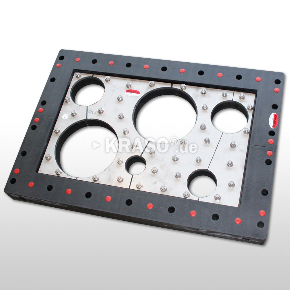 2016_04_01_KRASO_Sonderanfertigung_Kunststoff_Edelstahl_I_frei KRASO Plastic Flange Plate Type KFP - multiple split -