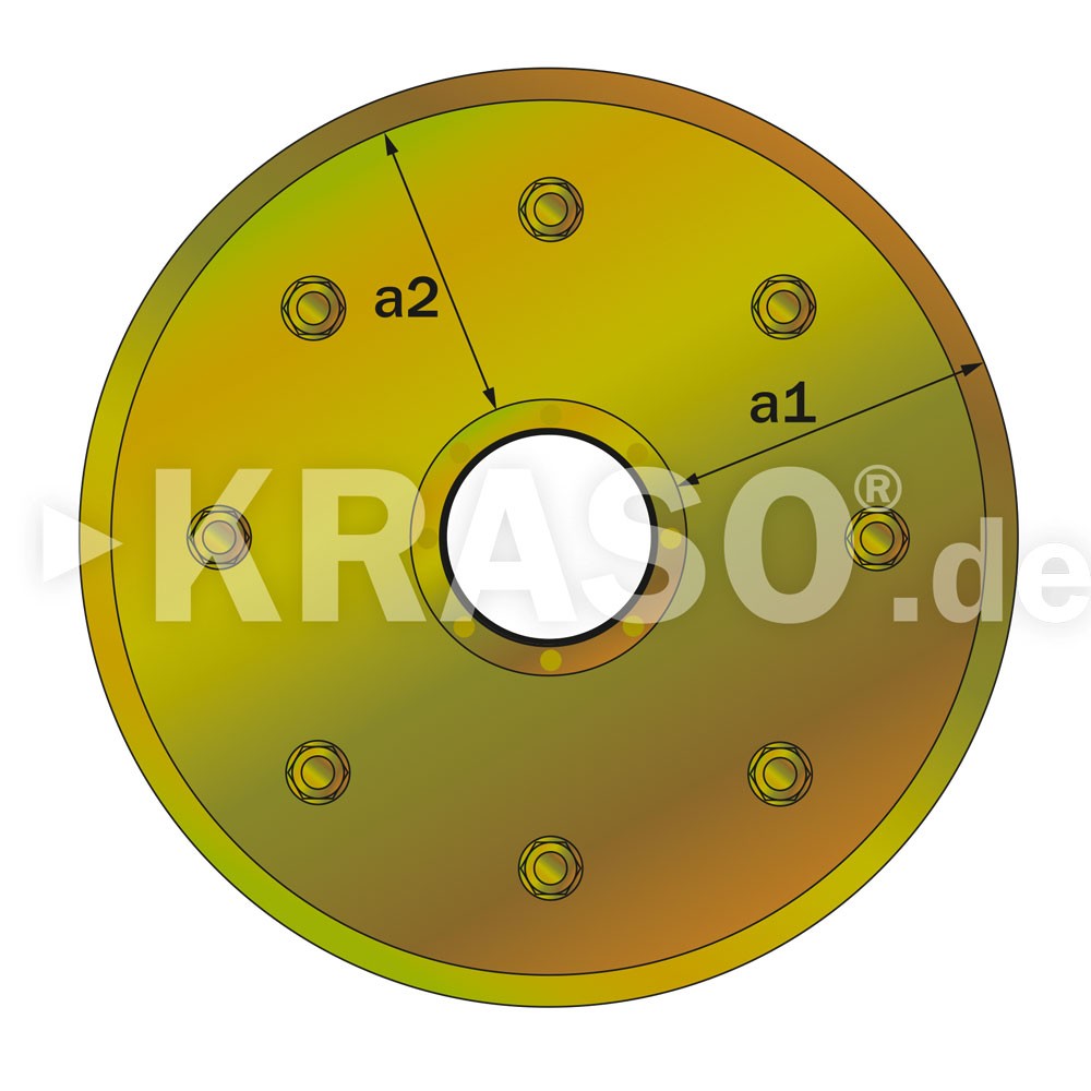 KRASO Sealing Insert Type FL - electrogalvanised