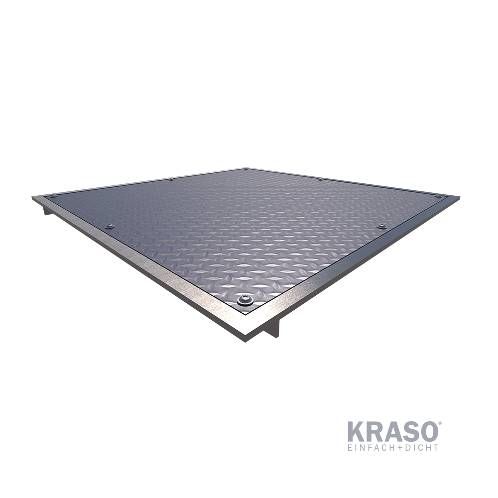 KRASO Pumpensumpf Abdeckung - begehbar - tagwasser- und geruchsdicht verschraubbar