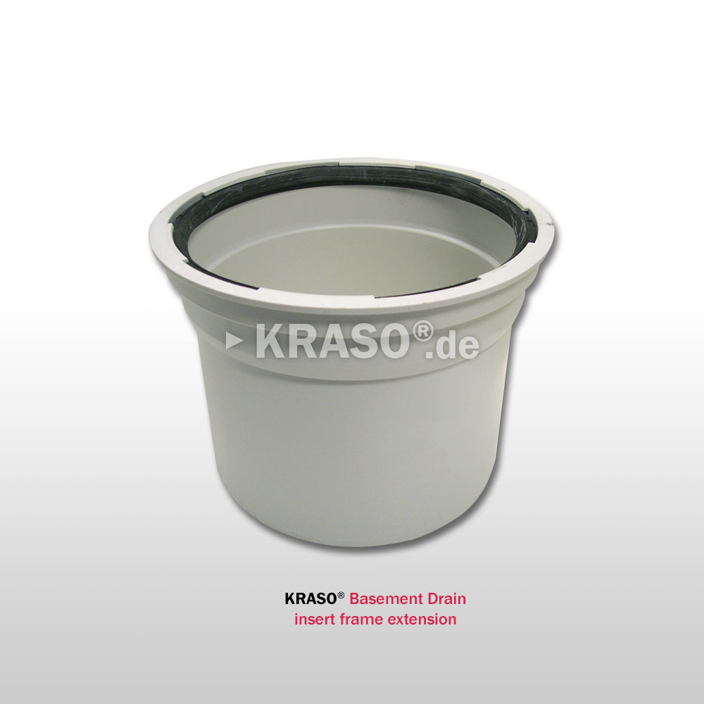KRASO_Rohrdurchfuehrung_Kellerablauf_Aufsatzrahmenverlaengerung_EN KRASO Drains - Accessories